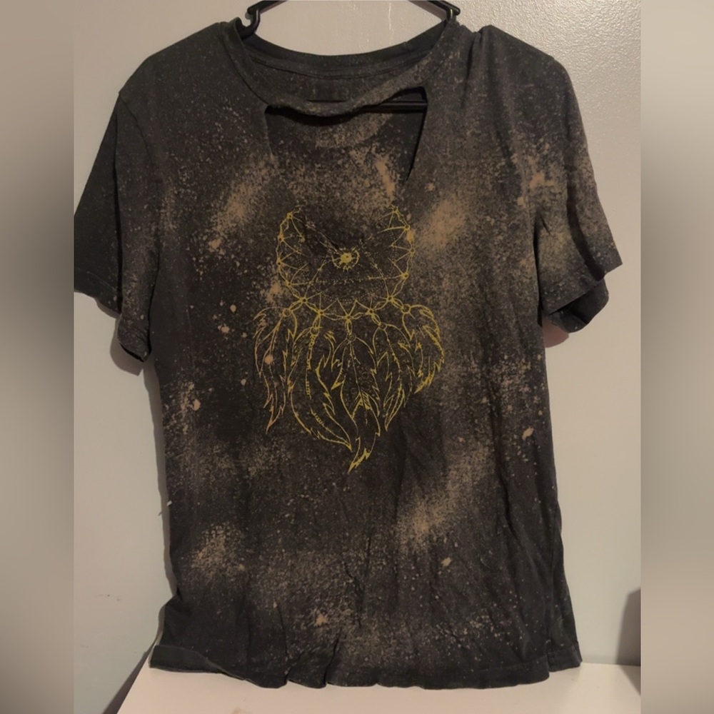 Black and Yellow Graphic T-Shirt
